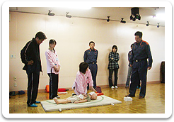 緊急講習会の様子