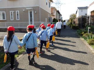 新町小学校交流会 年長