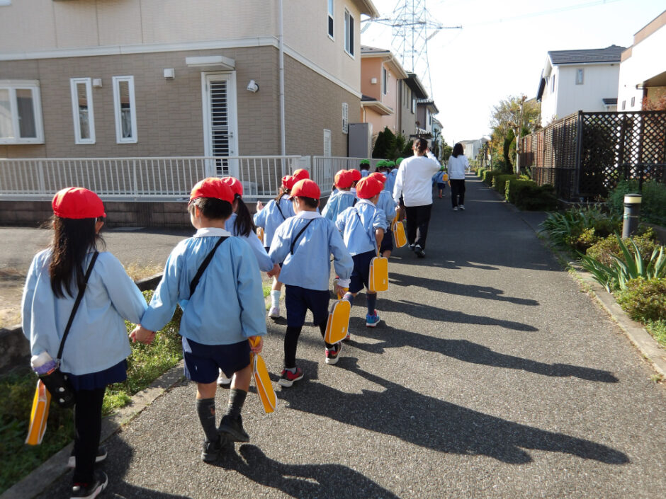 新町小学校交流会 年長