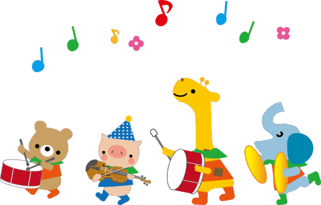 鼓隊演奏の発表　年長ぐみ